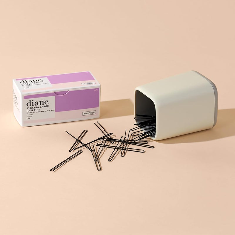 Diane 3" Extra Large Black Hair Pins - 1 lb (Approx. 495 Pins) - Image 4