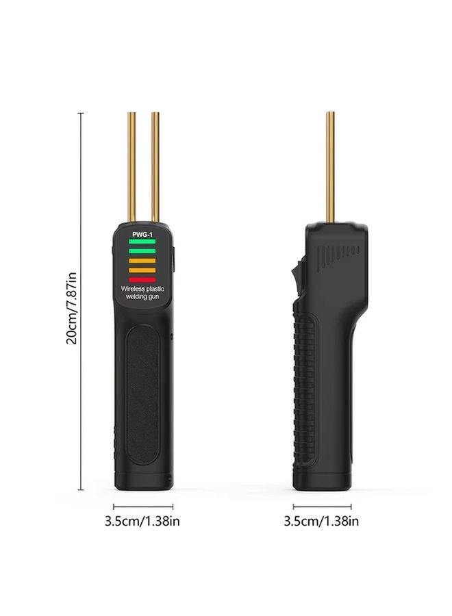 Black Portable Handheld Wireless Plastic Welder USB Rechargeable With 200 Staples - Image 3