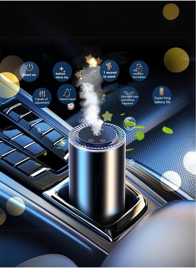 Denx Smart Ceiling Fragrance Device With Stars The Distinctive Fragrance Device For The Car, Home And Office, Equipped With Distinctive Lights And A Scented Bottle  - Image 2