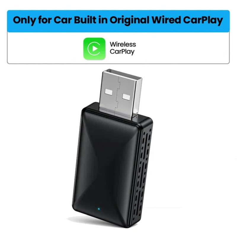 Wireless Carplay Adapter: 2-In-1 Newly Upgraded, Plug And Play, Fast Stable 5Ghz WiFi BT 5.0 Connection - Universal Compatibility, For Factory Wired Carplay Android Auto Enabled Cars - Image 2