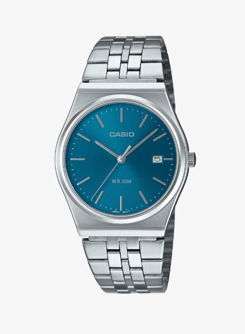 كاسيو Men's Stainless steel Analog Watch MTP-B145D-2A2VDF - 35 mm
