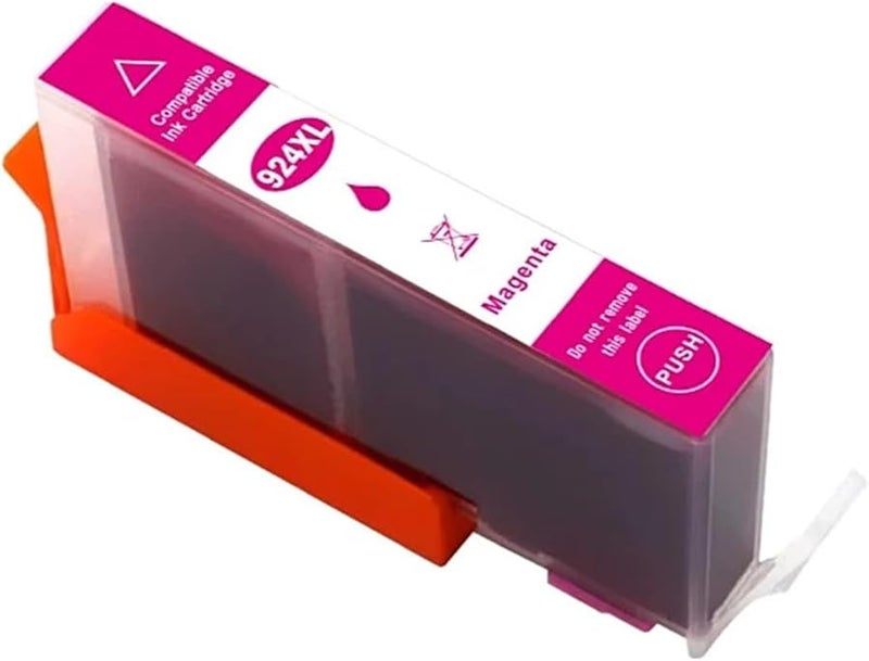 Magenta 924E 924XL Ink Cartridge Compatible for HP OfficeJet Pro 8135e 8134e 8132e 8122e Printer - Image 2
