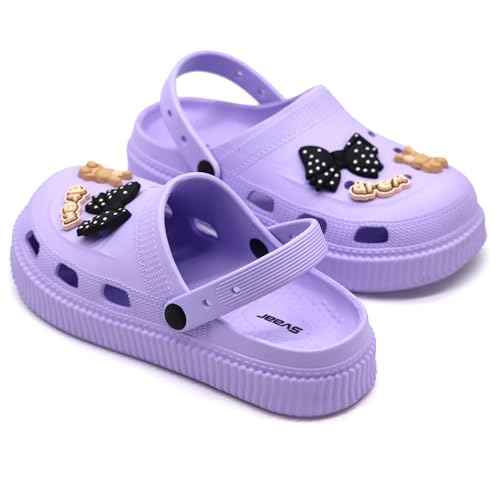 SVAAR Fashionable Comfortable Lightweight Platform Heels Clogs for Women's | Cushioned Footwear | Lightweight Slip-ons | Waterproof Sandals for Women Lavender - Image 5