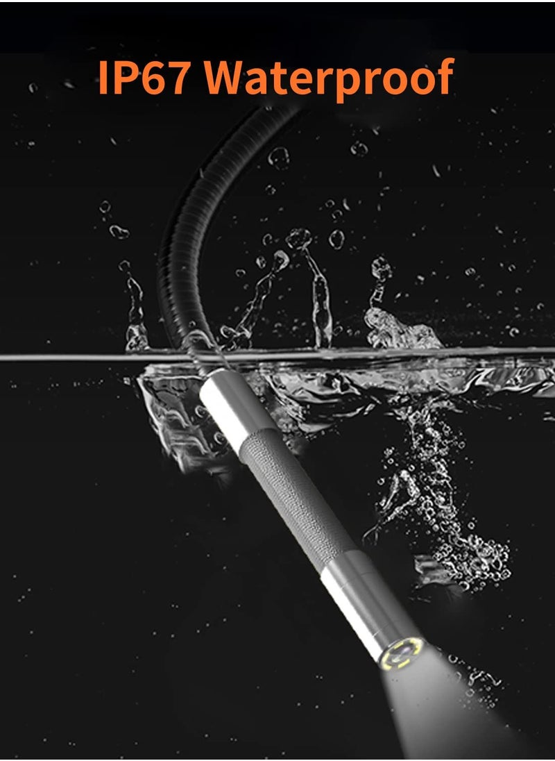 Generic - Industrial Endoscope 1080P Digital  Articulating Borescope IP67 Waterproof Snake Scope Camera - Image 1