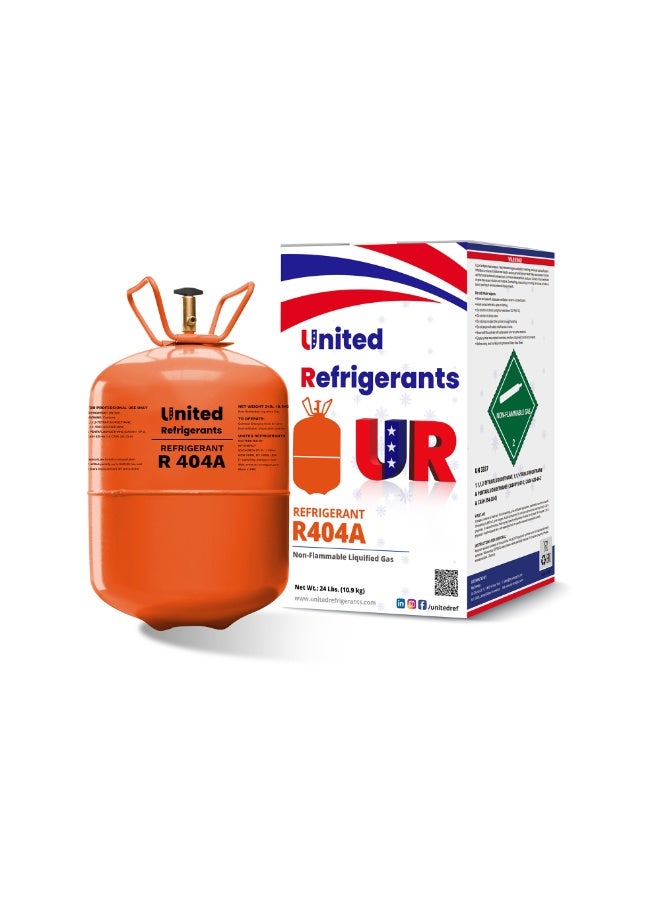 United Refrigerants R404A Refrigerant Gas 10.9KG – Commercial Freezer & Refrigeration Cooling Gas