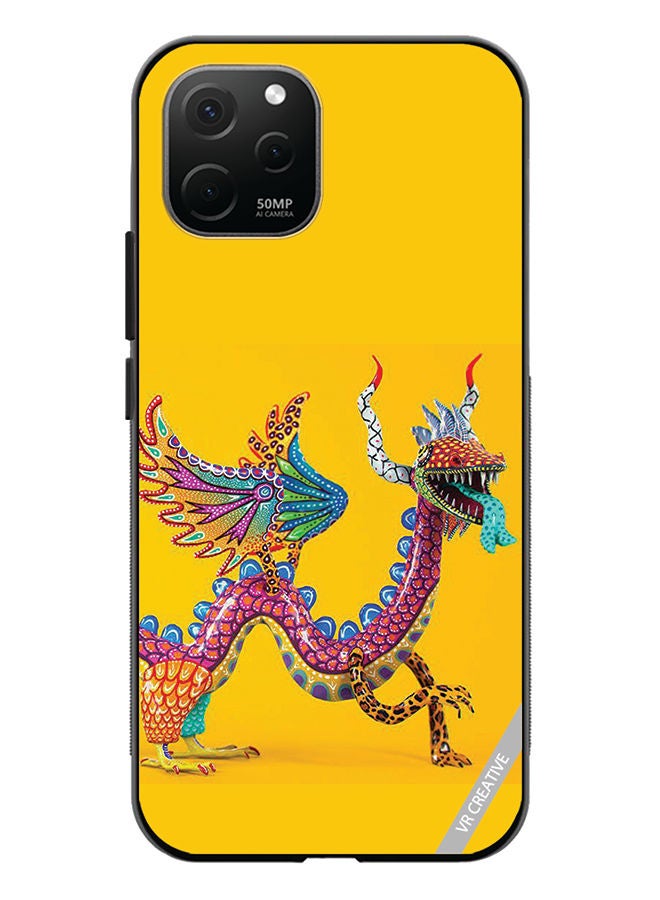 VR CREATIVE Protective Case Cover For Huawei Nova Y61 Dragon Design Multicolour - Image 1