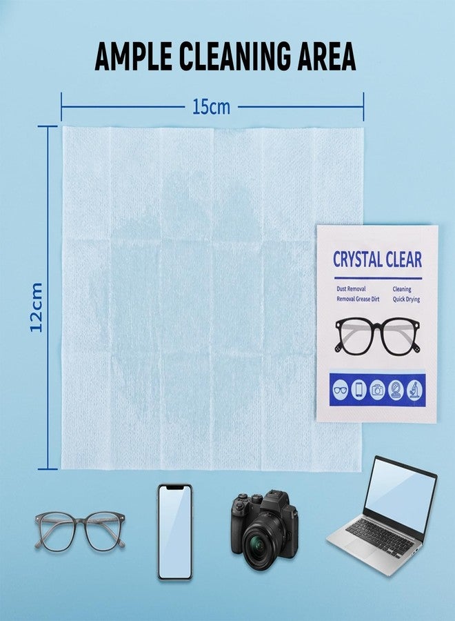 Cozeoa Eyeglass Cleaning Wipes, 200 Counts per Box, Individually Wrapped, Dust & Oil Stain Removal, Fast-Drying & Streak-Free, Safe for Eyeglasses, Phone Screens, Camera Lenses - Image 5