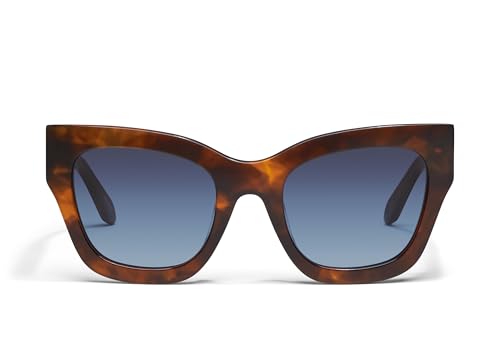 Quay - Womens Sunglasses, Square Lenses with UV Protection, Oversized Sunglasses (By The Way, Brown Tortoise) - Image 3