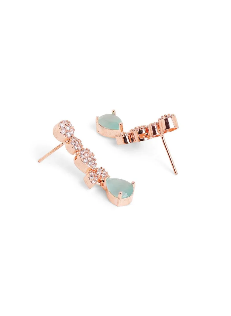 Priyaasi Rose Studded Jewellery Set