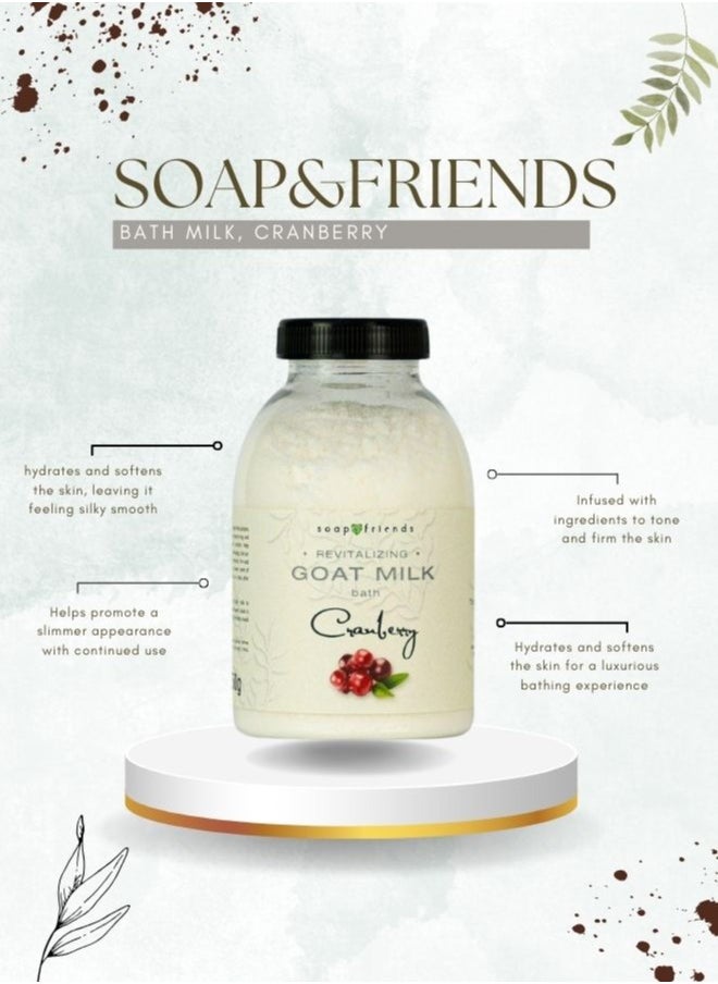 Soap&Friends Soap&Friends Cranberry Goat Bath Milk - 250 g  - Image 3