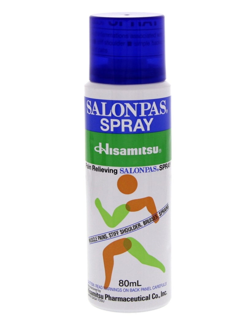 Salonpas - Spray For Pain Relief 80ML - Image 1