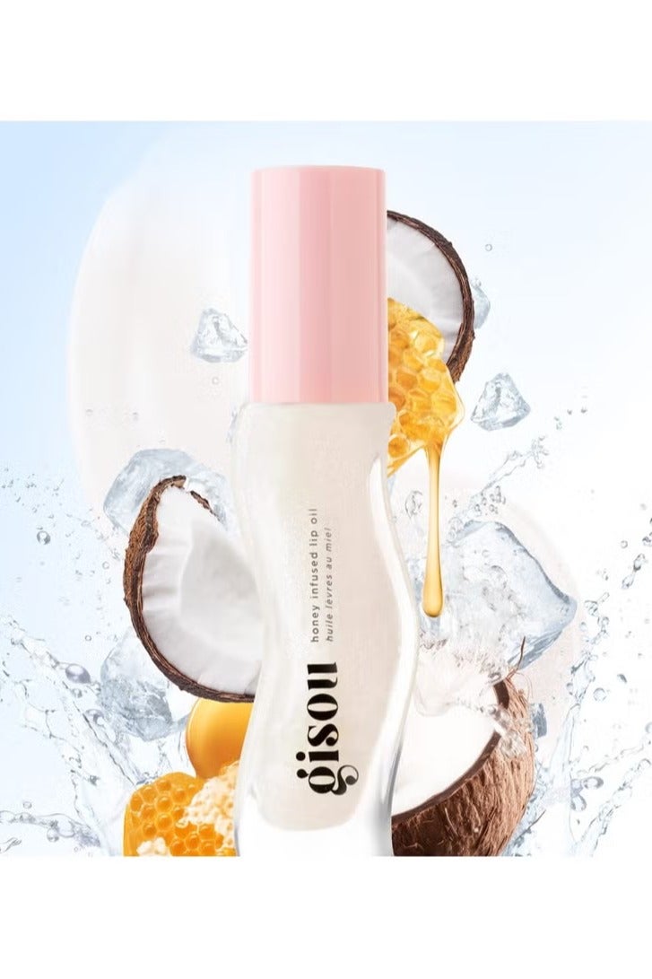Gisou Honey Infused Hydrating Oil, Coconut Frost - Image 4