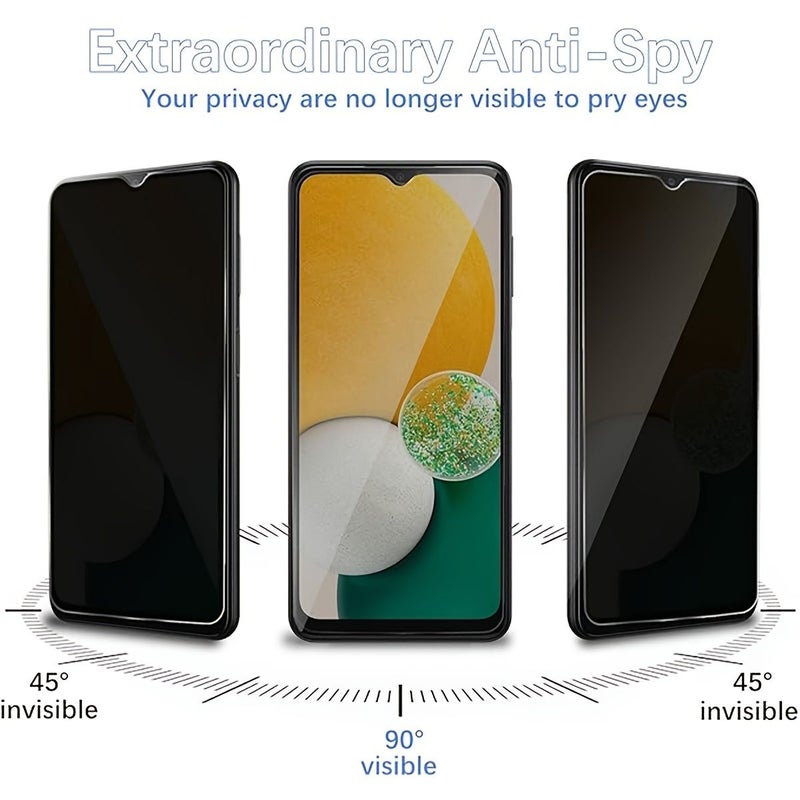 4pcs Privacy Tempered Glass Screen Protector for Galaxy S25 Ultra - Image 3