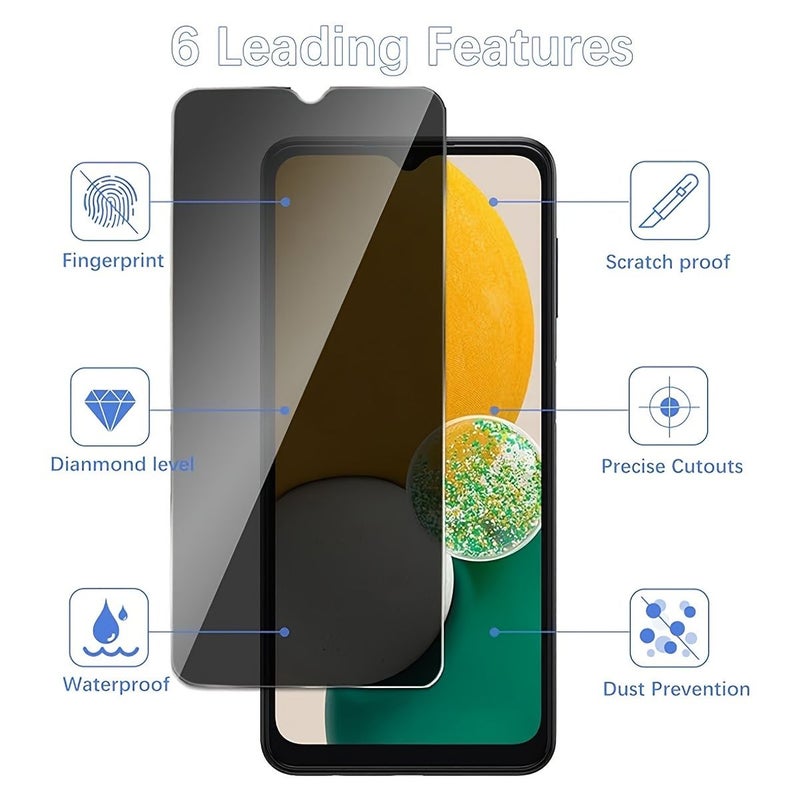 4pcs Privacy Tempered Glass Screen Protector for Galaxy S25 Ultra - Image 4