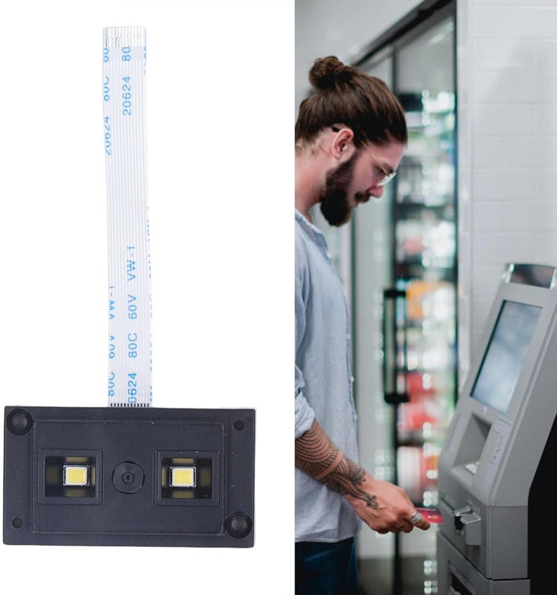 وحدة ماسح الباركود E4100، معدات التحكم في الوصول بواجهة USB المضمنة، وحدة مسح سريعة التعرف بزاوية واسعة 120 إطار مسح عالي السرعة لآلات الخدمة الذاتية - Image 5