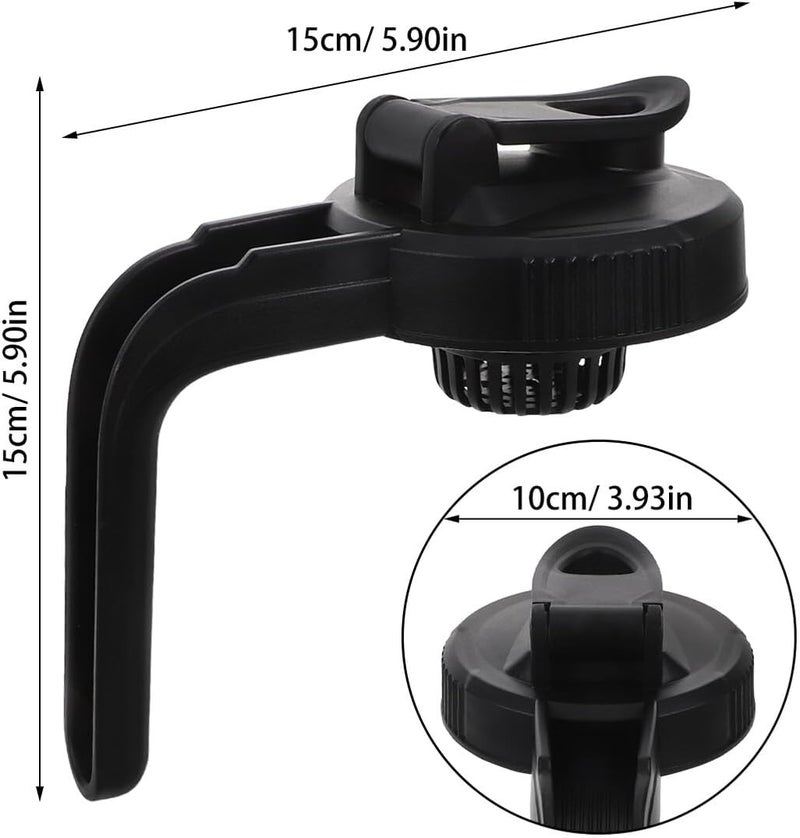 Cleaner resistant jojofuny Mason Jar Airtight Lid with Spout Handle Wide Mouth Flip Cap Lid for Canning Jars Black with Filter Screen for Juice and Beverage Pouring N/S/C nationwide deliver Multi-use well-engineered build Sufficient order stock Multi-category warehouse equip Market aligned local stock All-season available stock Long term heavy use compatible Elegant appearance Light sturdy raw material Spec compliant trusted quality Compact design Long lasting universal build Easy handling optimized design Multi usage Light durable upgraded substance Balanced weight All need matching options Home & professional compatible Minimal design All region coverage Trusted all-purpose quality Easy assemble Freeze crack proof Globally selected raw material - Image 2