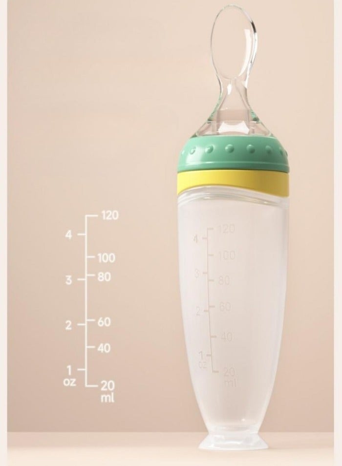 Baby Rice Spoon Bottle Squeeze Feeding Spoon Silicone Soft Spoon Baby's Complementary Food Tools - Image 3