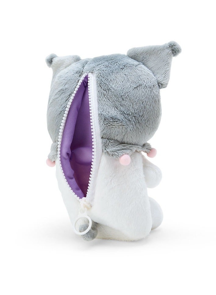 عام حقيبة أقلام ذات رفم بتصميم دمية من الدمى المزجية من القط والكولومي والكلاب الحلوة المطهرة بالقرفة. وتستخدم كحقيبة تخزين أيضًا. - Image 3