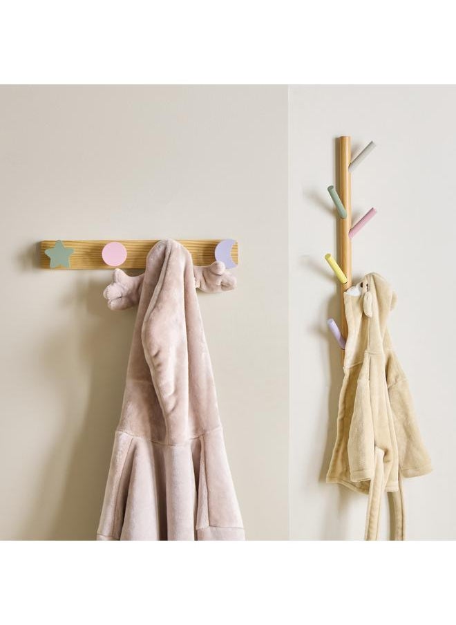 Home Box Tree Shape Wooden Wall Hook - 14x5.6x60 cm  - Image 4
