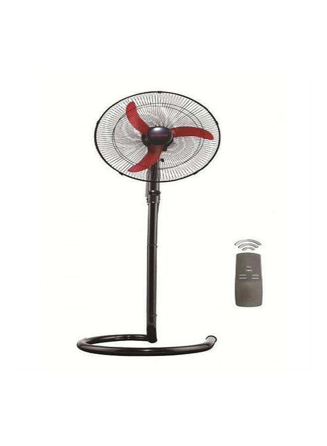 El Shabah Stand Fan With Remote 20 Inch 8740 Black/Red