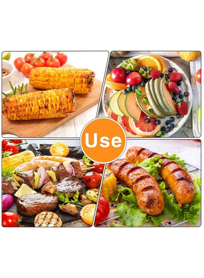 AUGSUN 18 Pcs Stainless Steel Corn Cob Holders with Silicone Handle & Convenient Butter Spreading Tool - Image 5