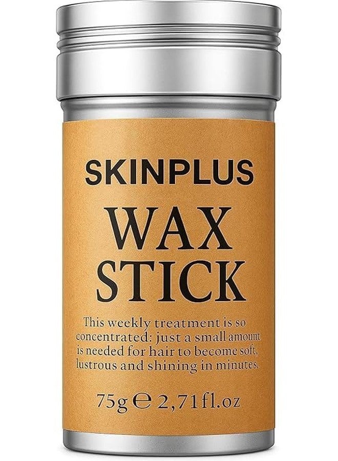 SKINPLUS Hair Wax Stick with Teasing Hair Brush - 75g | Smooths Flyaways, Adds Shine & Long-Lasting Hold - Image 3