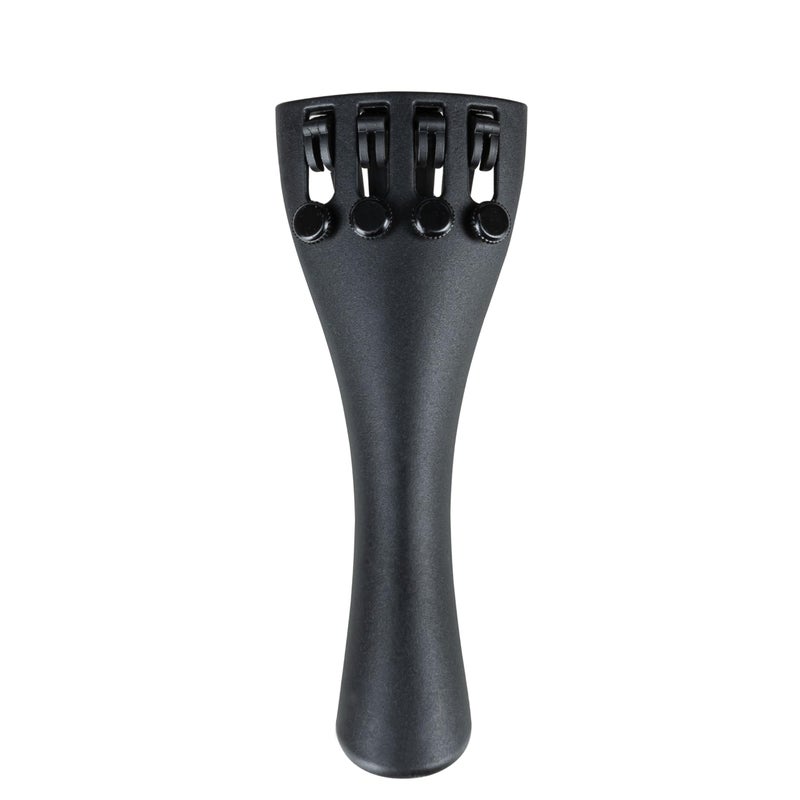 WITTNER 918131 tailpiece for full size violin (4/4 size), incl. 4 string adjuster, Made in Germany