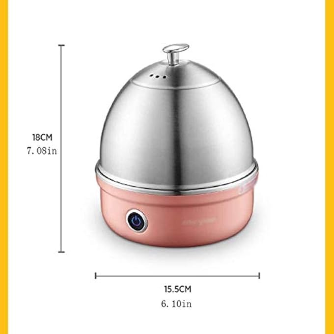 غلاية بيض، غلاية بيض، بيض، طباخ بيض، جهاز تبخير، طبخ بيض منزلي أوتوماتيكي، قطعة أثرية من الفولاذ المقاوم للصدأ، ثلاثة ألوان، اختياري، جهاز تبخير البيض، اللون الوردي، اللون الأخضر، الأصل - Image 4