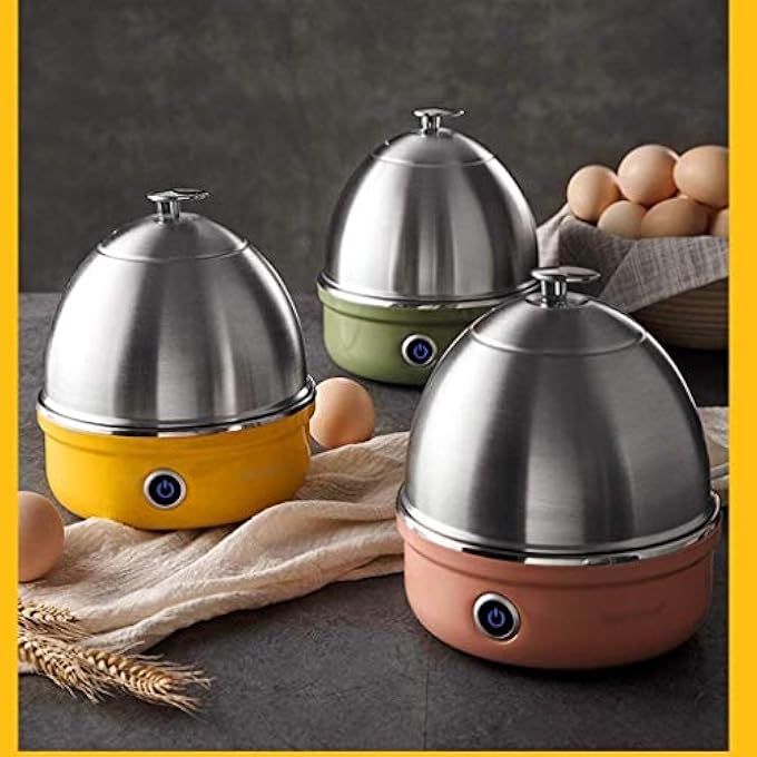 غلاية بيض، غلاية بيض، بيض، طباخ بيض، جهاز تبخير، طبخ بيض منزلي أوتوماتيكي، قطعة أثرية من الفولاذ المقاوم للصدأ، ثلاثة ألوان، اختياري، جهاز تبخير البيض، اللون الوردي، اللون الأخضر، الأصل - Image 5