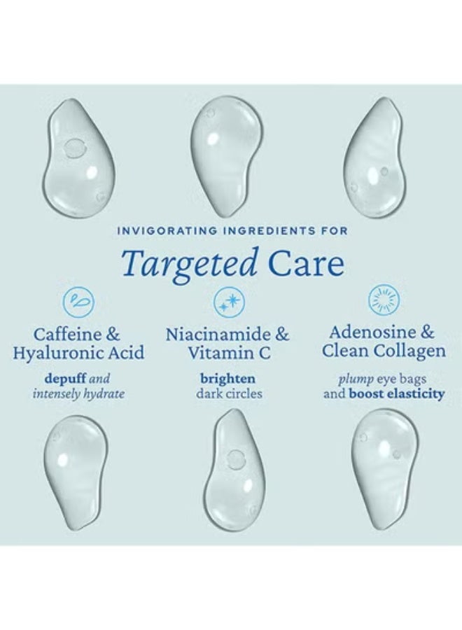 belif Aqua Bomb Cooling Eye Gel, Caffeine & Hyaluronic Acid For Puffiness & Hydration, Niacinamide & Vitamin C For Dark Circles, Adenosine & Collagen For Plumping & Firming, Korean Skin Care - Image 3