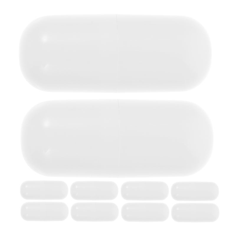 10pcs Empty Lip Balm Containers Mini Lip Gloss Travel Box Lipstick Storage Box for DIY Lipstick Beauty Accessories Lip Balm Packaging Box White - Image 1