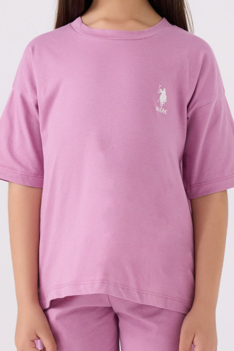 U.S. Polo Assn. Girls Rose Bermuda Set  - Image 4