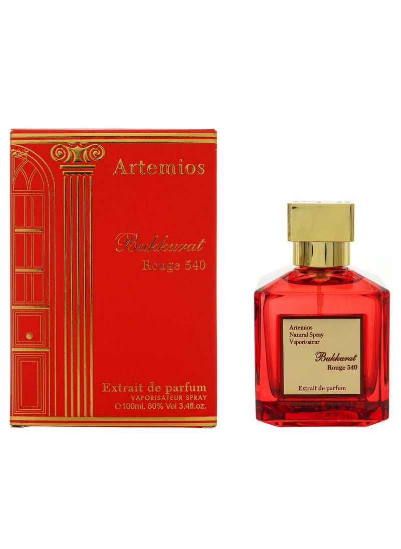 ARTEMIOS - ARTEMIOS BUKKURAT ROUGE 540 EXTRAIT DE PARFUM 100ML - Image 1