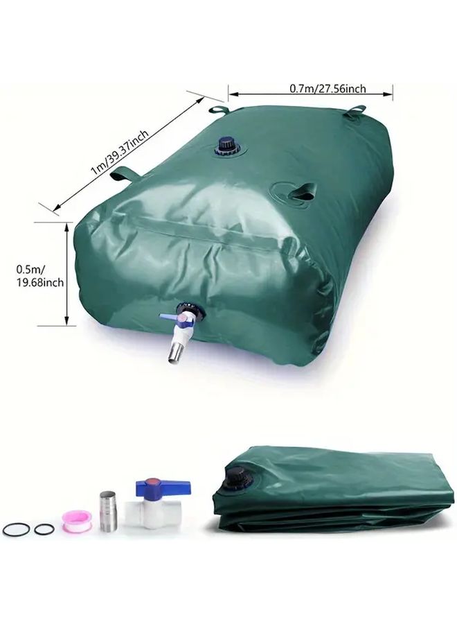 Heavy Duty Foldable Water Storage Tank 105.67 Gal for Camping Irrigation Construction - Image 3