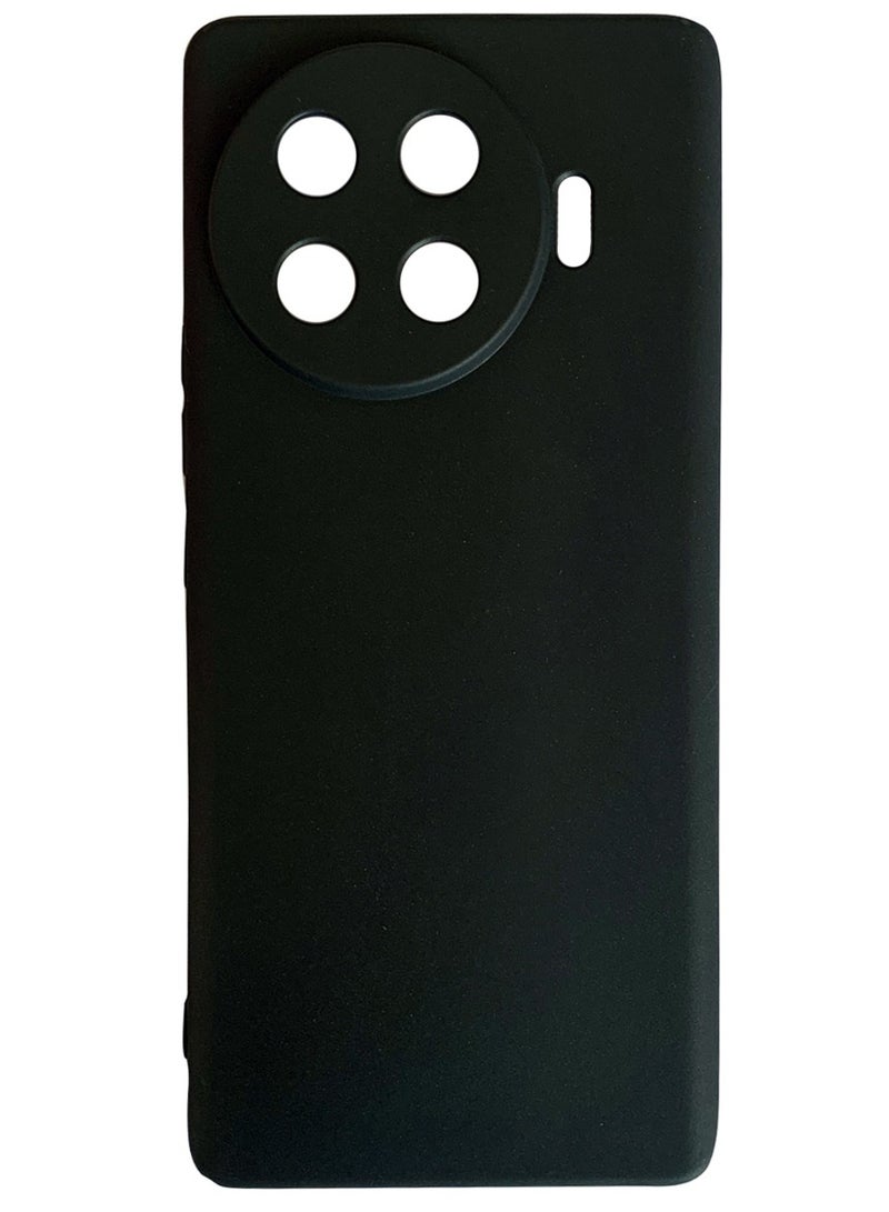 for TECNO Spark 20 Pro+ Case Cover, Frosted Design Raised Full Camera Protection Slim Thin Soft Mobile Phone Case for TECNO Spark 20 Pro+, Black 