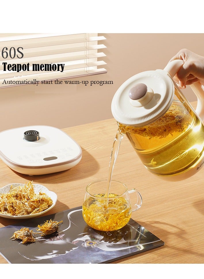 Electric Wellness Thermostat Teapot 1.8L White  - Image 2
