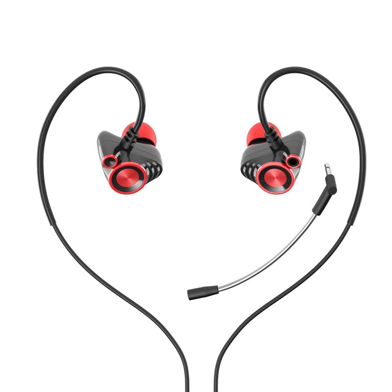 HP PS4 Gaming Earbuds in Ear Headphones with Mic  Stereo Bass Earphones with Detachable Dual Microphone and Volume Control for Mobile Devices  Xbox One  PS4  PC - Image 1