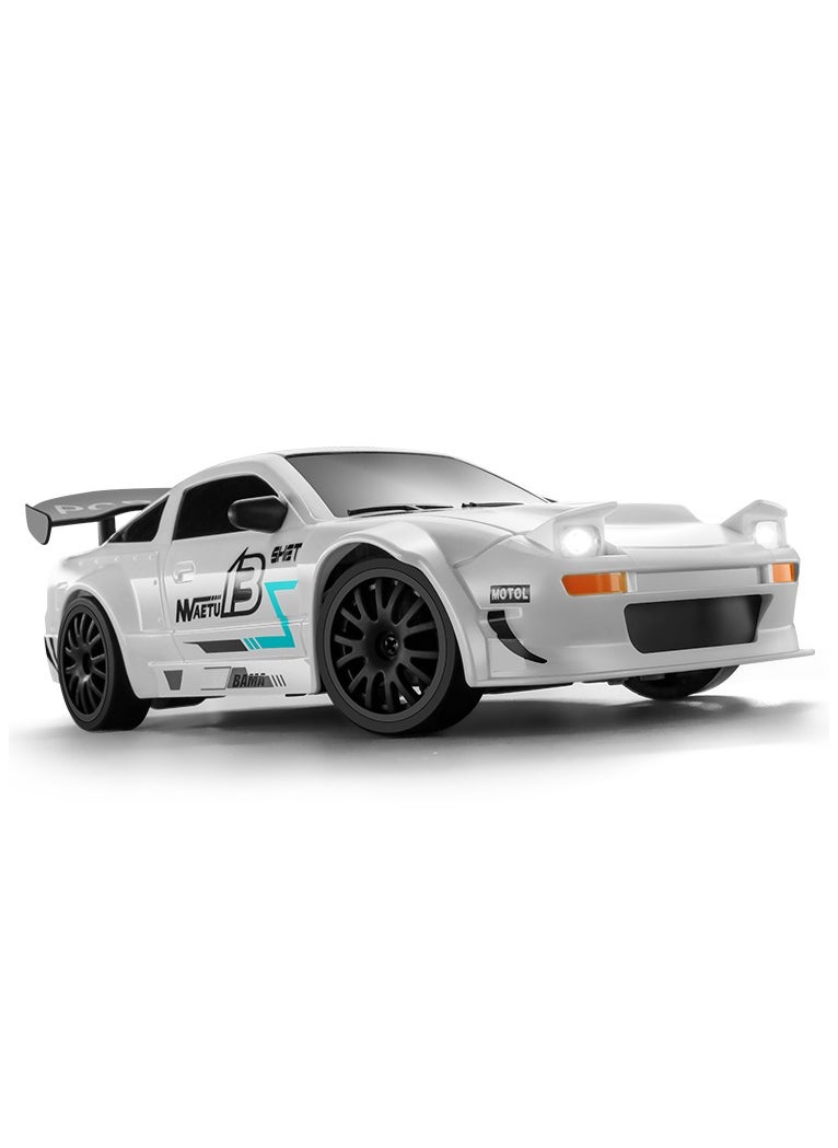 Harvestoy Harvestoy RC Drifting Car, 1:24 Scale, 4WD, High Speed ​​Remote Control Car, Truck with LED Light, Two Batteries, Drift Tires, Racing Sports Toy Car, Suitable for Adults, Boys and Girls, Children  - Image 2