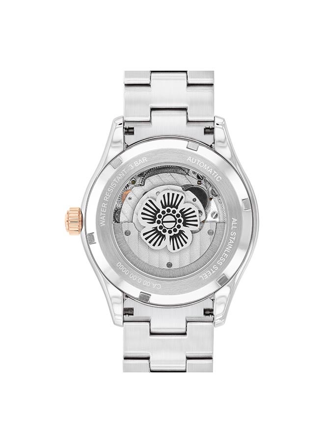 COACH ساعة كوتش النسائية الدائرية التناظرية بحافظة وردية - 14504536 - Image 2