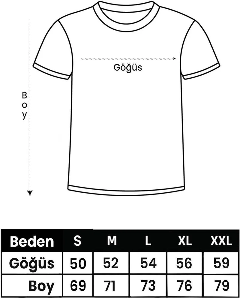 Medinenur Unisex Keep Calm Crew Neck T-Shirt