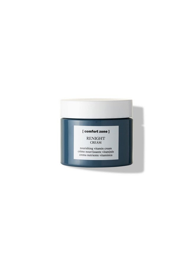 Comfort Zone [ comfort zone ] Renight Cream Complete Silicone-Free Restorative Night Cream for All Skin Types with Hyaluronic Acid Vitamin E, Floral and Softly Woody, 2.09 Fl Oz - Image 1