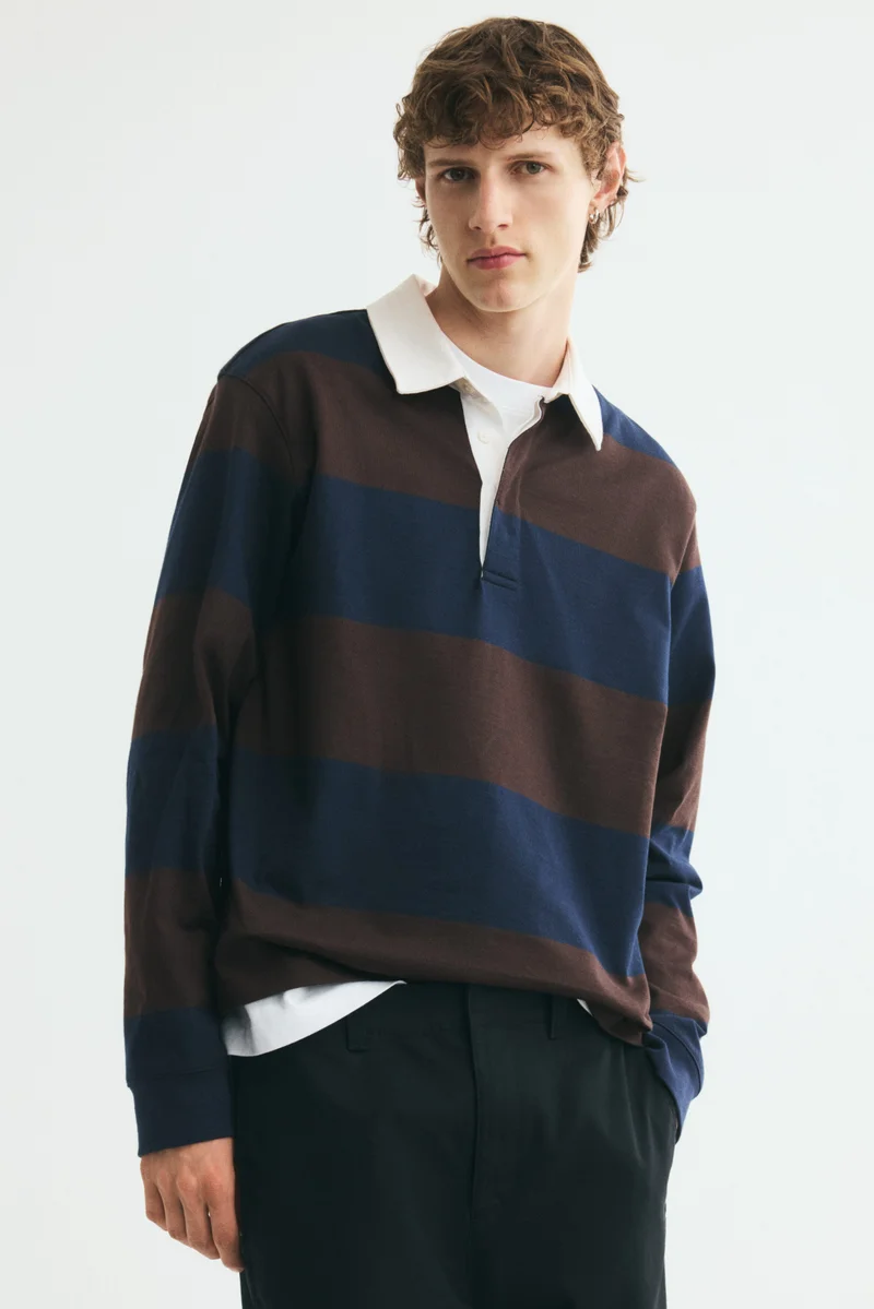 H&M Regular Fit Cotton rugby shirt