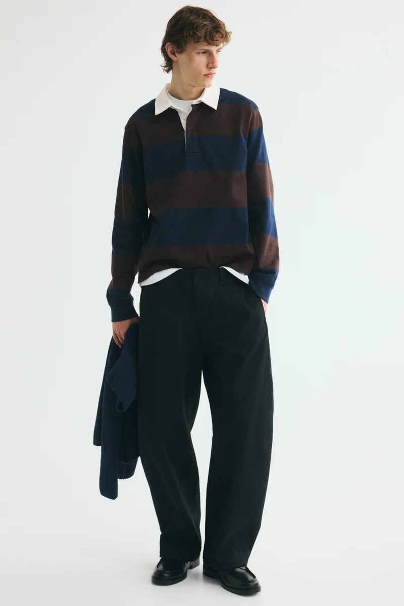 H&M Regular Fit Cotton rugby shirt