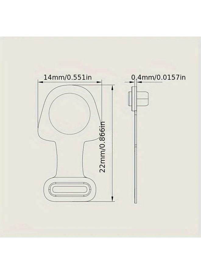 قطعتان سدادات غبار سوداء مضيئة مضادة للضياع لمنفذ شحن أبل ونوع سي - Image 3
