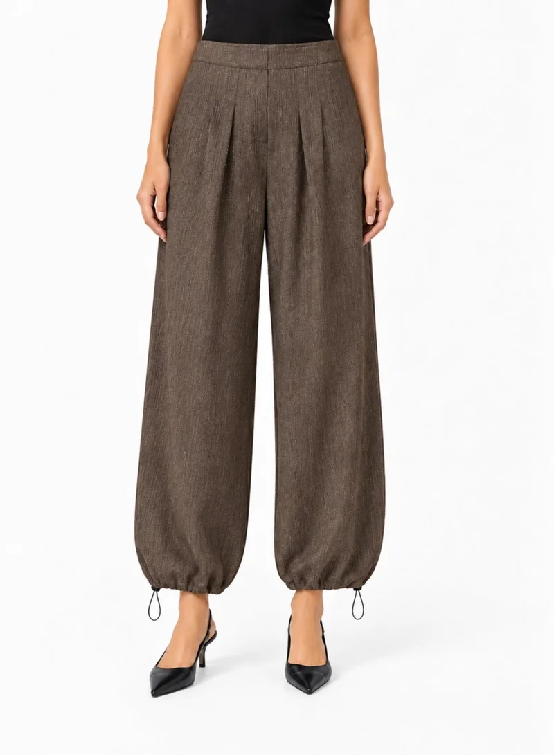 فيرو مودا Women's VMKYLAN High-Waist Balloon Pant Woven