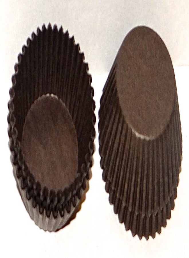No. 5 Peanut Butter Paper Brown candy cups 1 1/4" diameter, 3/4" wall Qty. 250