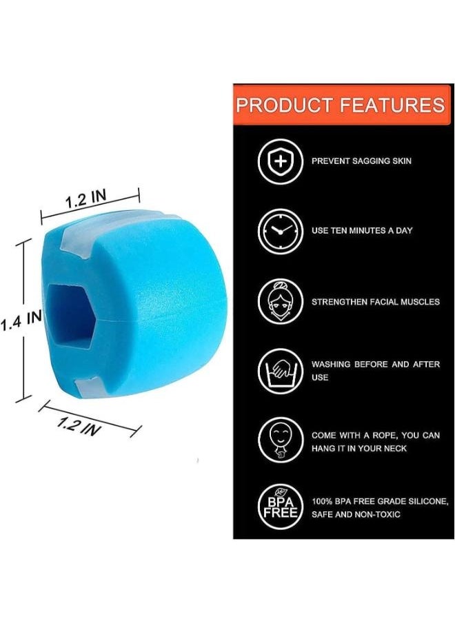 Generic - Jaw Exerciser Jaw Face and Neck Exerciser Define Your Jawline Slim and Tone Your Face Facial Toner Jaws Exercise Ball Slimming and Neck Muscle - Facial Exerciser - Image 1