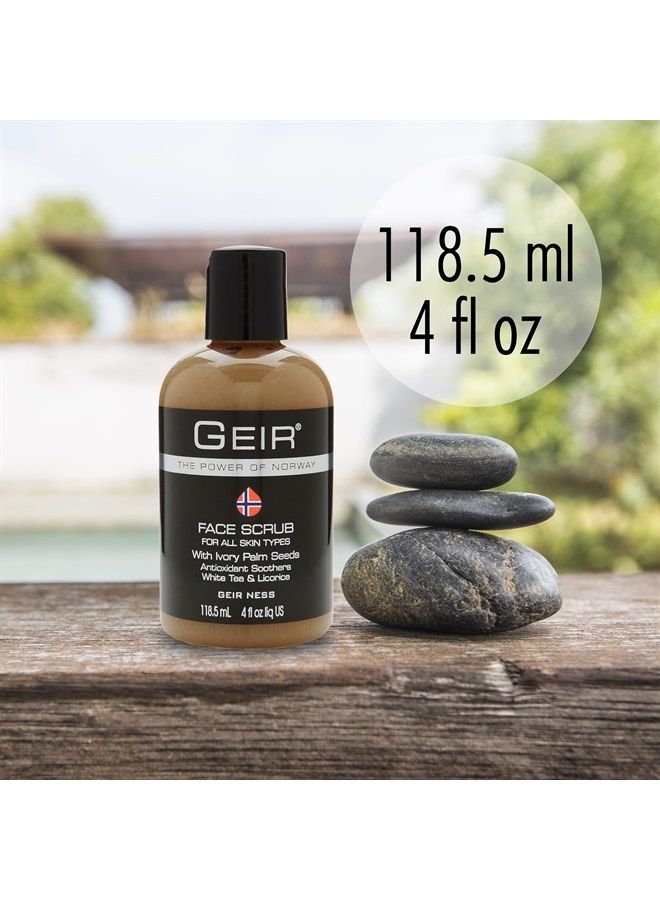 Geir Ness Face Scrub - Exfoliates Skin - Nourishing Facial Scrub for Clogged Pores - Image 2