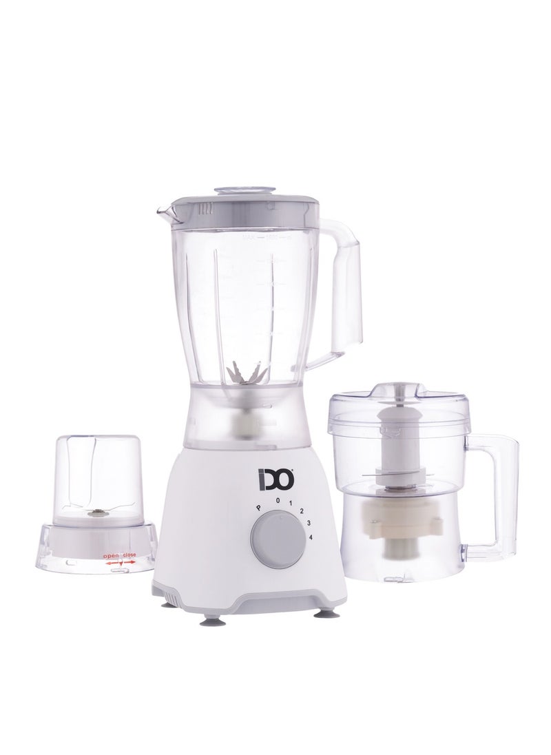 IDO IDO Blender Set, 1.5 Liters, 600 Watt, White - BLCH600-WH 