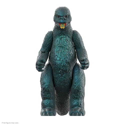 Super7 سوبر7 ULTIMATES! توهو شوجن غودزيلا (أخضر معدني هاواي) - 8" تمثال غودزيلا مع ملحقات من أفلام الوحوش الكلاسيكية - Image 1